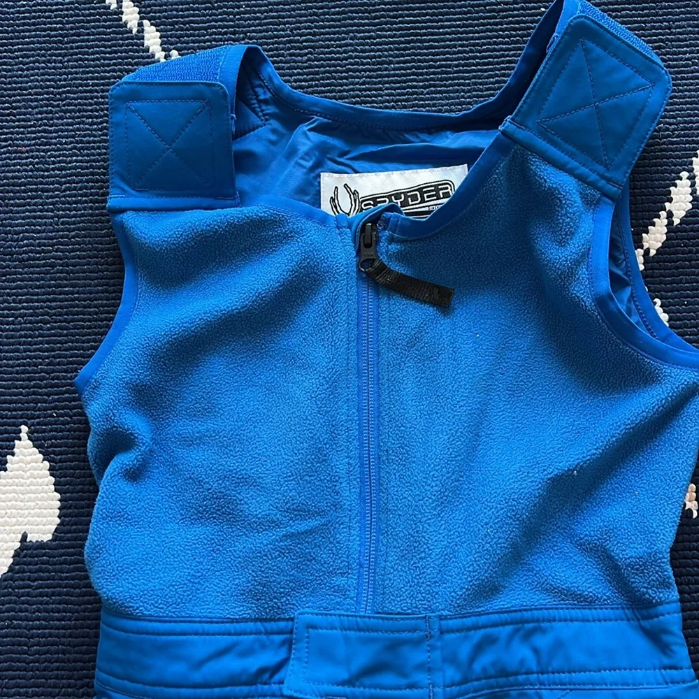 Blue Boys Spyder Expedition Ski Bib Size 5 - Picture 2 of 8